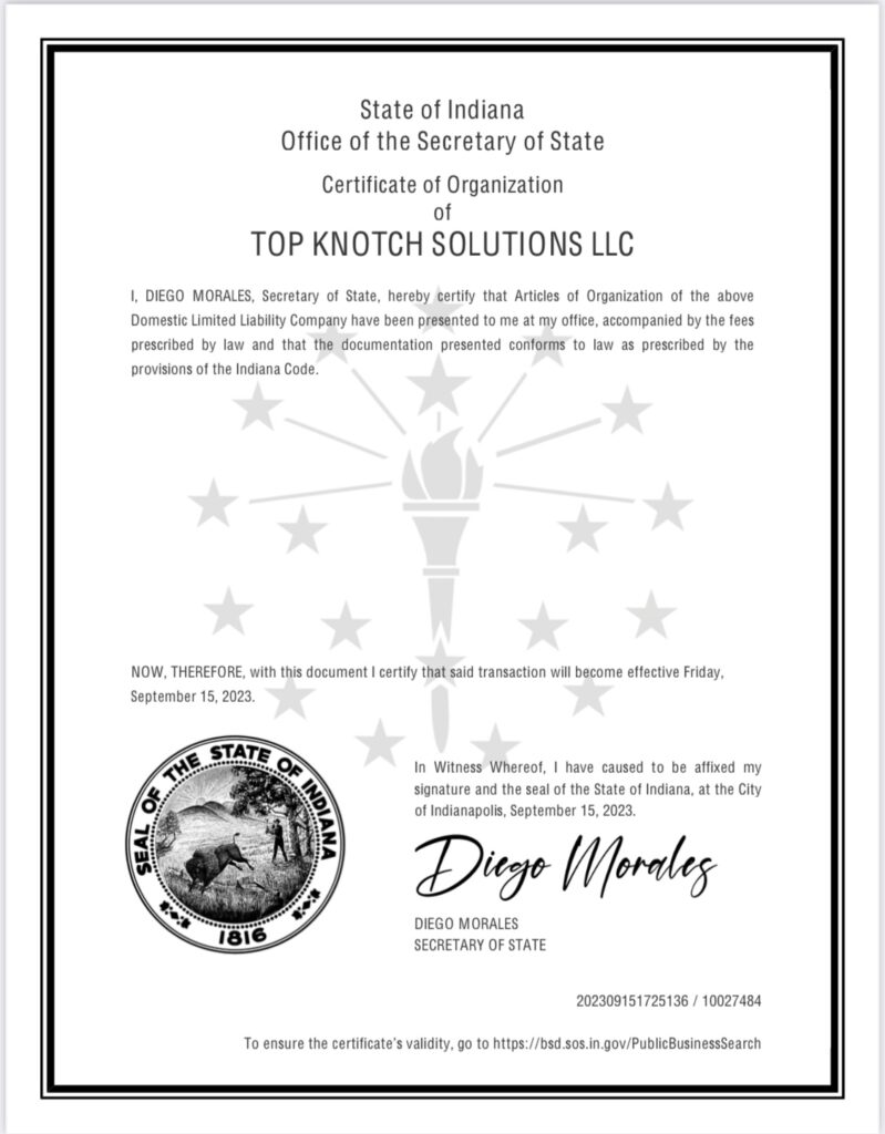 Top Knotch Solutions LLC